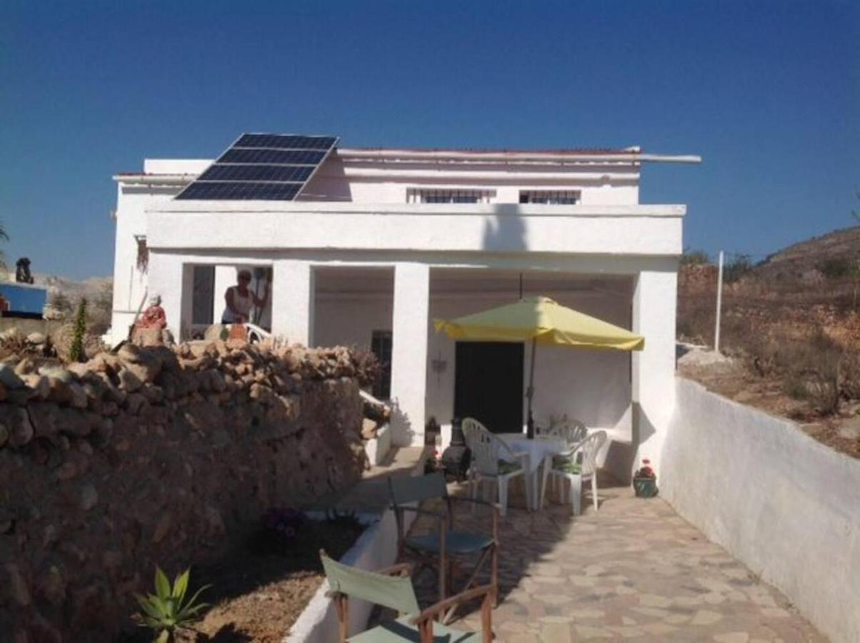 Traditional Spanish Cave House In Alguena Villa Exterior photo